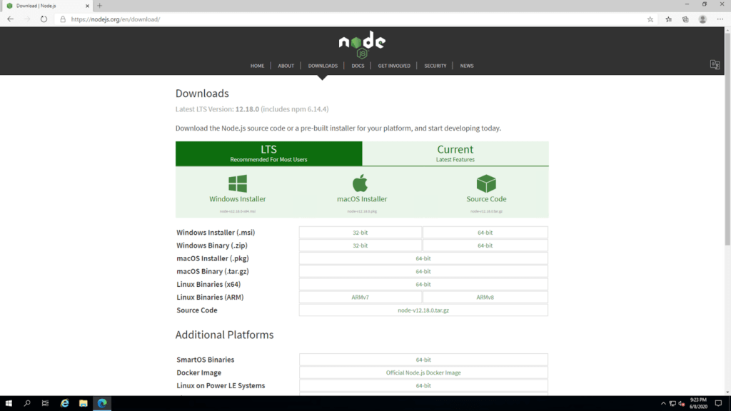 node install01