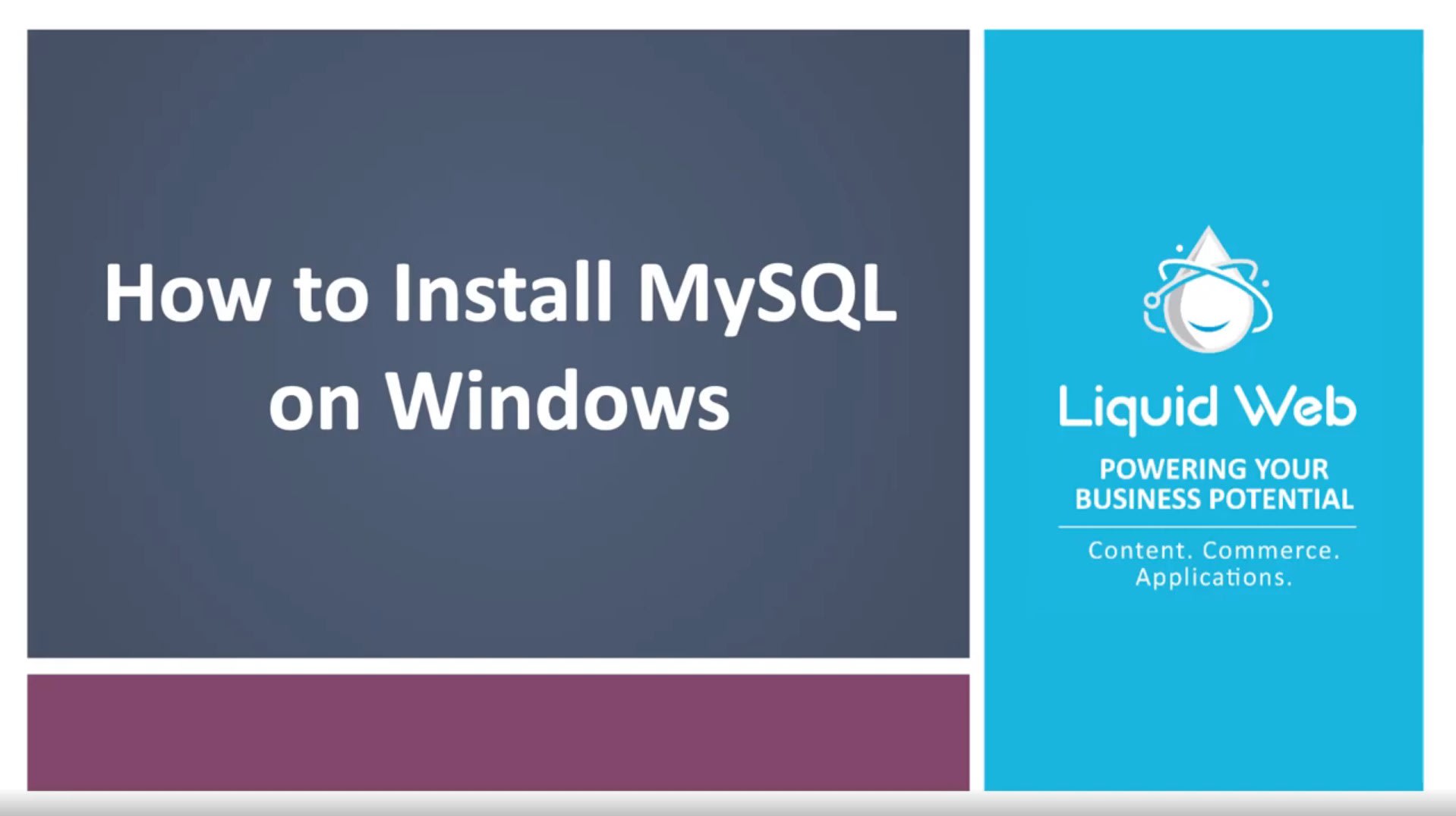 How to Install MySQL on Windows