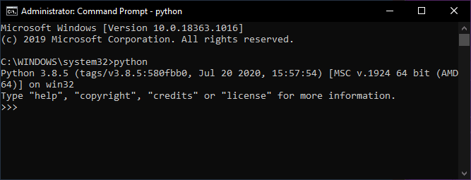 Add python to path