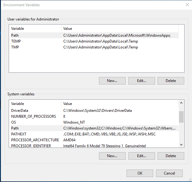 Adding Python path to Windows 10 or 11 PATH environment variable — locate user and system variables.