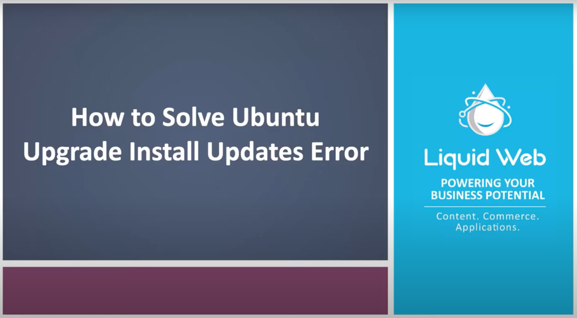 How to Solve the Upgrade Ubuntu Install Updates Error