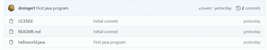 first.commit