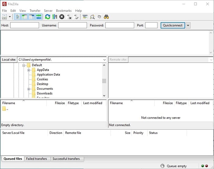 FileZilla is an open-source FTP client and is the most popular client at the time of this writing. It works for both Windows and Mac.