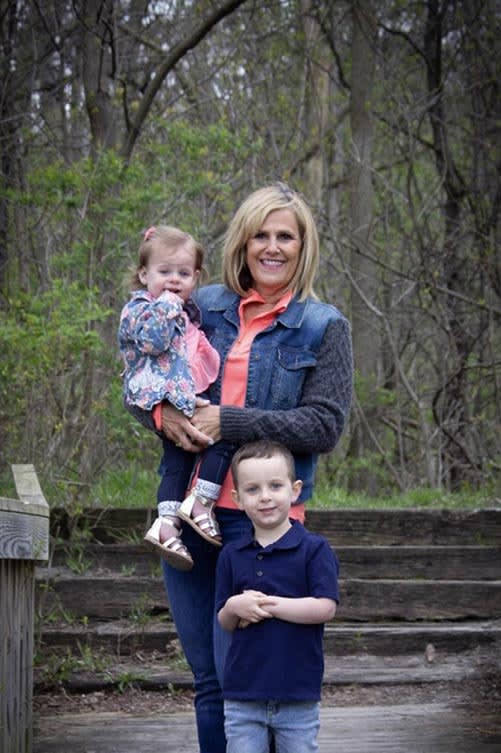 Nancy and her grandkids