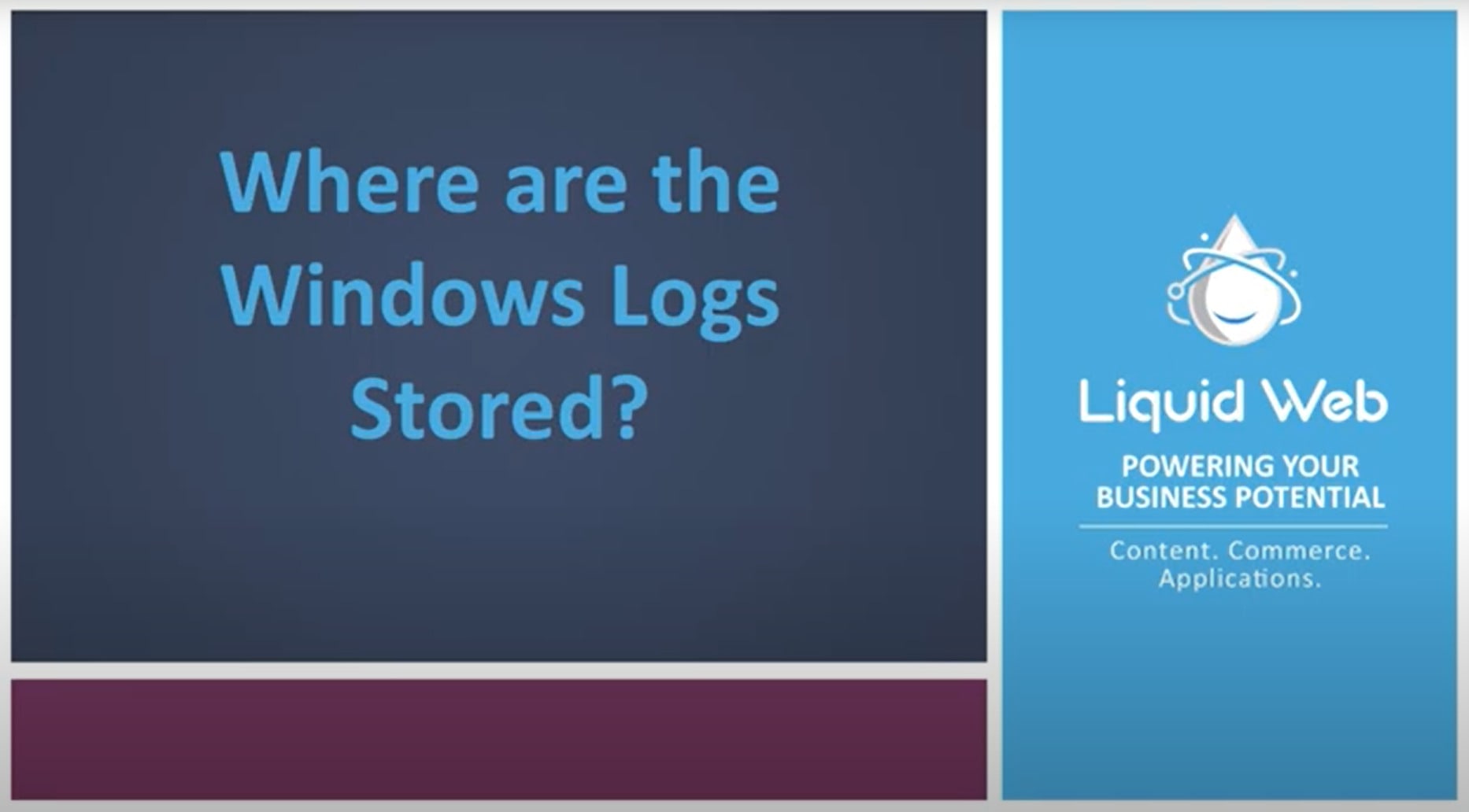 What are Logs?