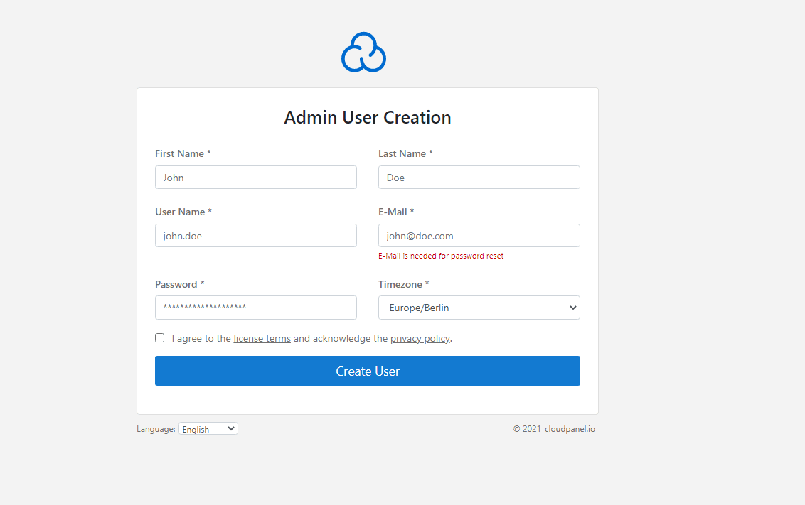 cloudpanel-admin-user-creation