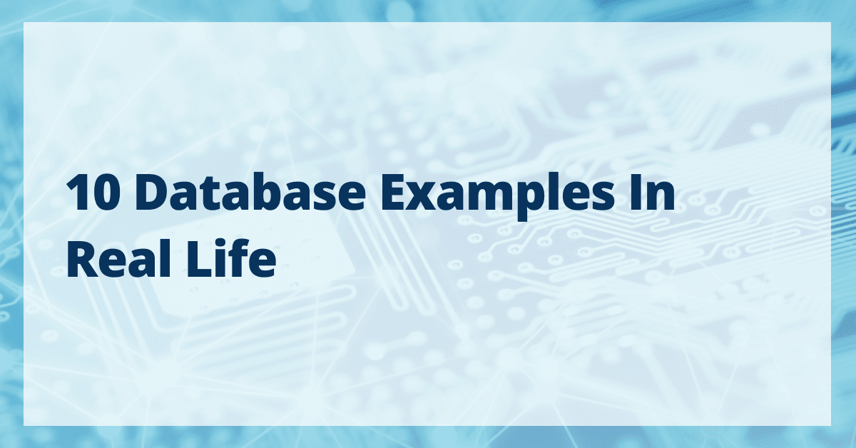 10 Examples of Databases in the Real World | Liquid Web