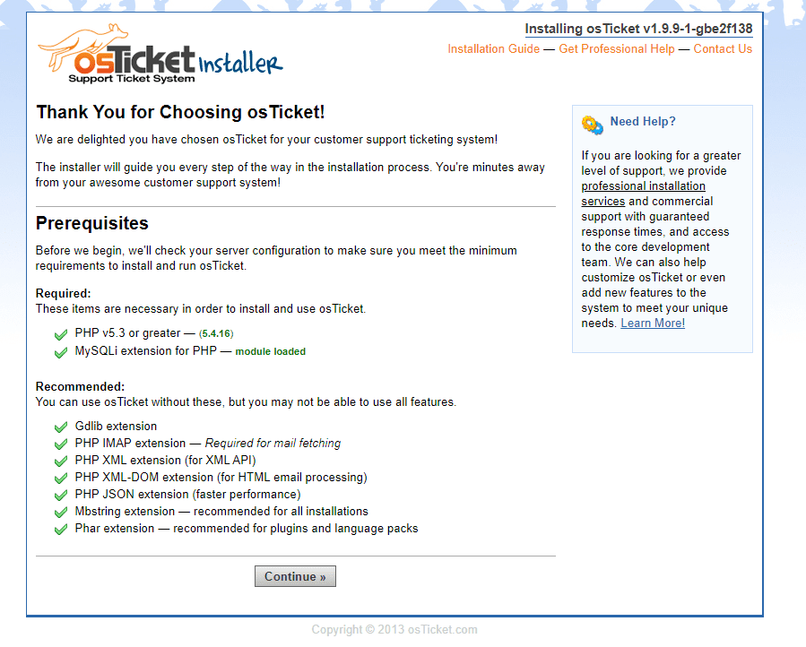 Osticket windows установка настройка