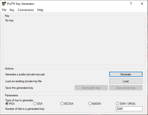 putty ssh private key