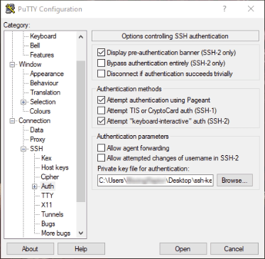 putty ssh certificate