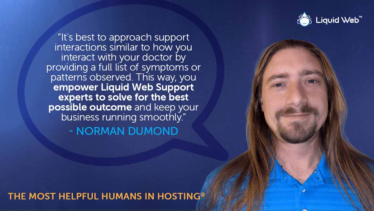 Meet a Helpful Human – Norman Dumond