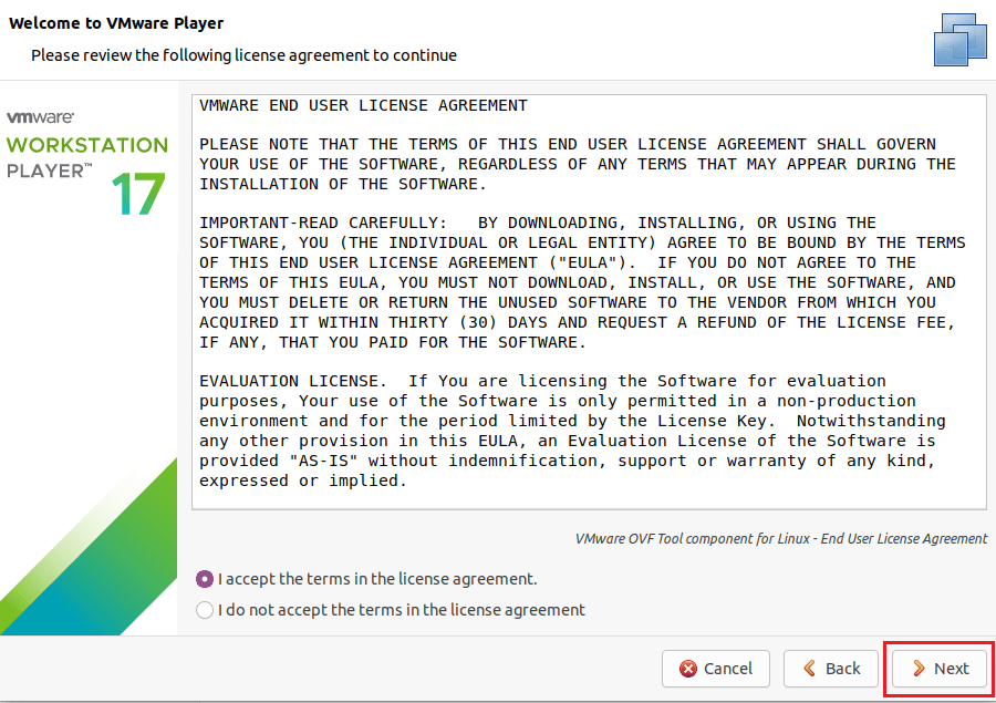 Install the software by clicking the Next button in the installation wizard until the process is complete. You will also have the option of choosing a free trial version.