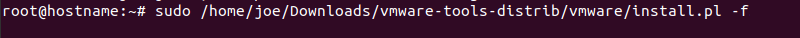 Navigate to the directory where you have extracted the installation files and run the vmware-install.pl script.