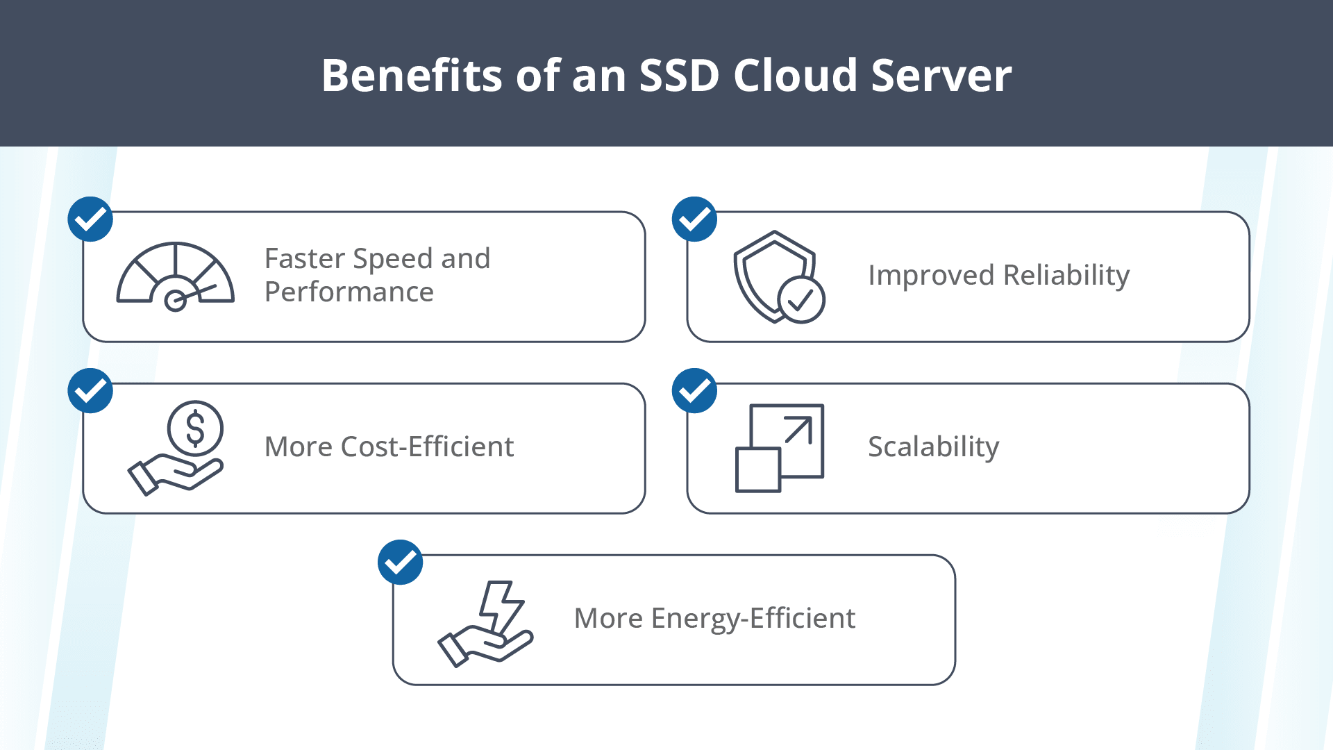 SSD cloud servers have many benefits, including increased speed and performance.