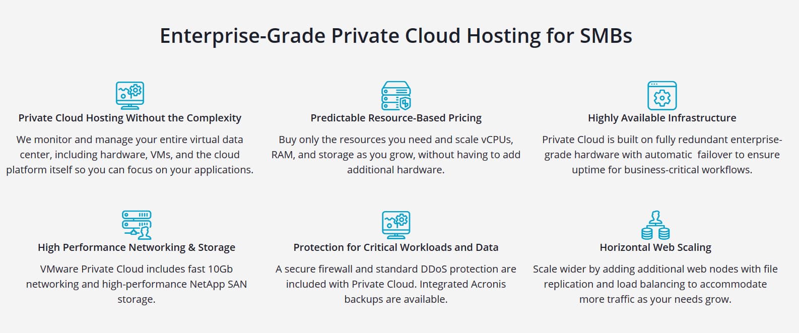 Liquid Web’s VMware Private Cloud.