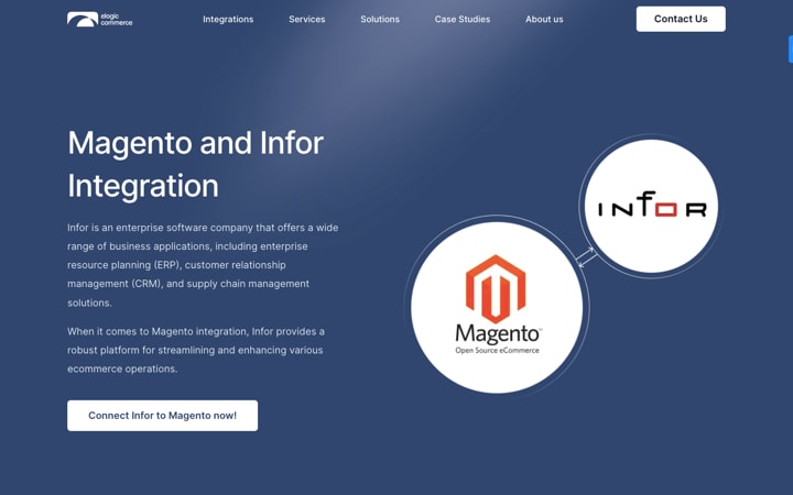 Elogic’s Magento and Infor Integration is the best Magento ERP tool for advanced inventory management.
