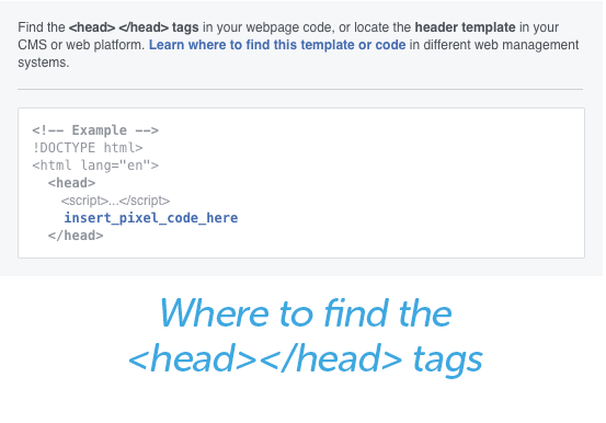 where to find head tags