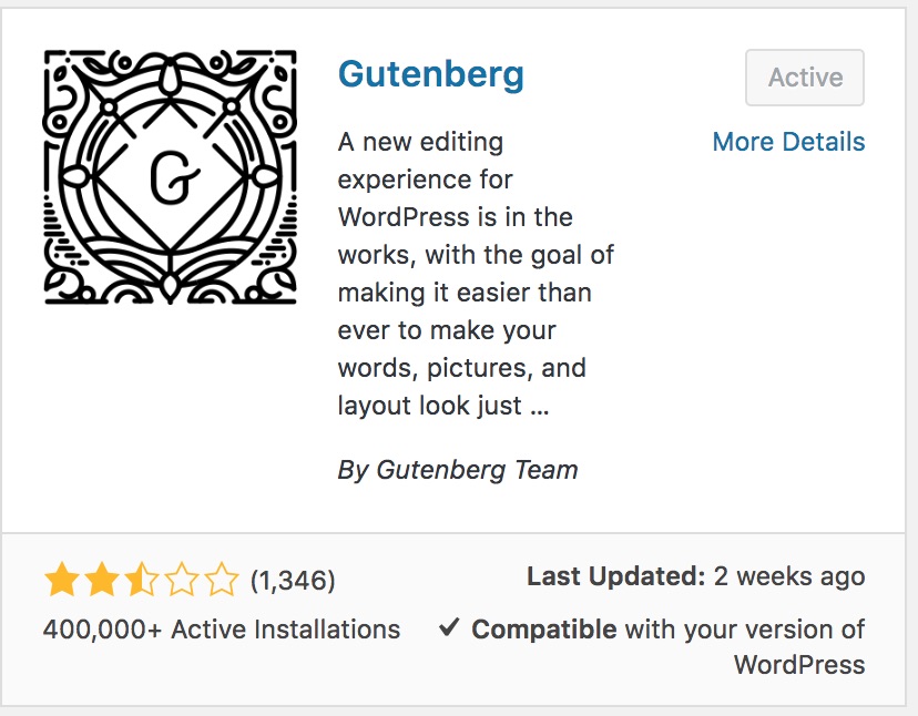 The new Gutenberg editing experience –