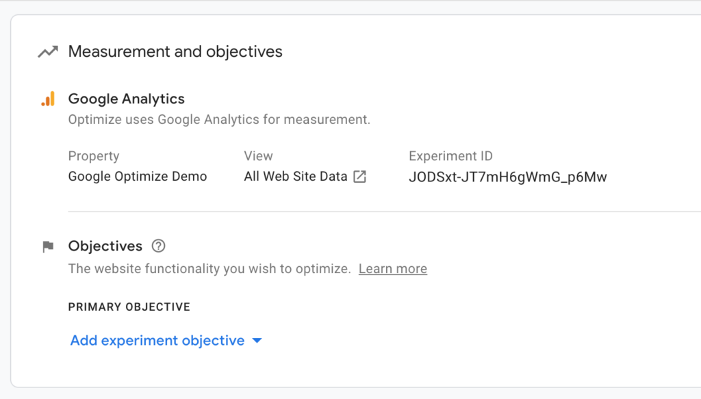 Measurements and Objectives