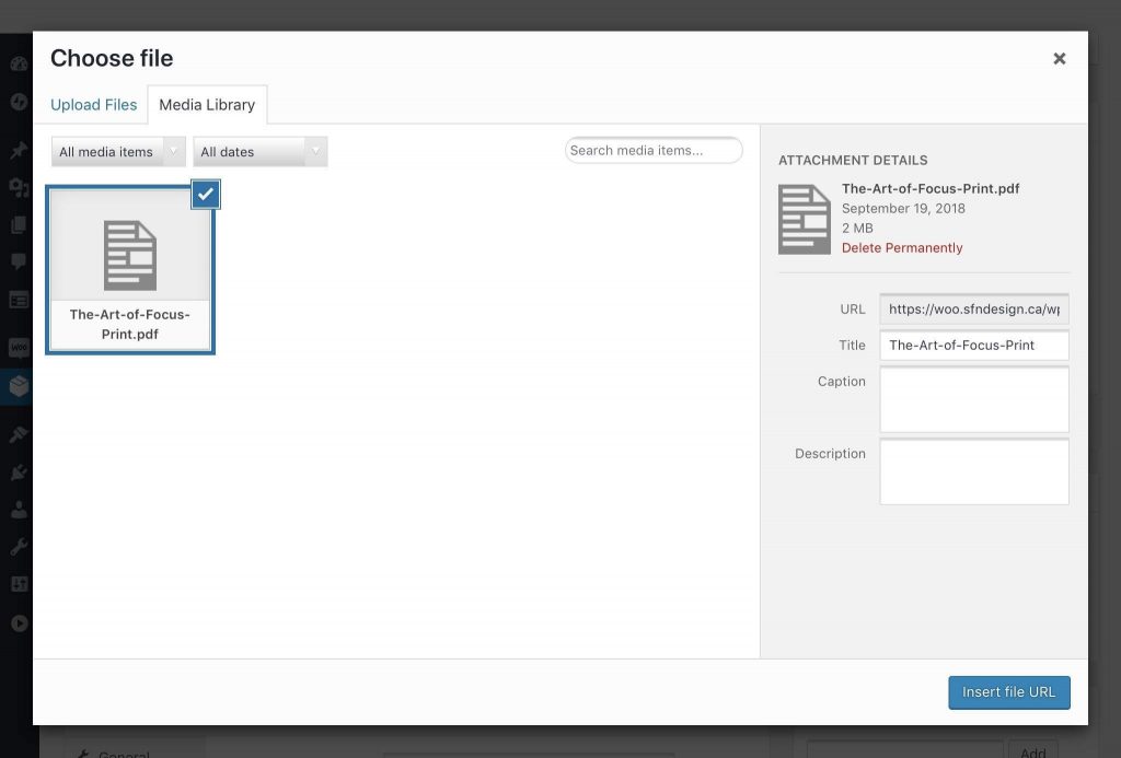 specify ebook file download
