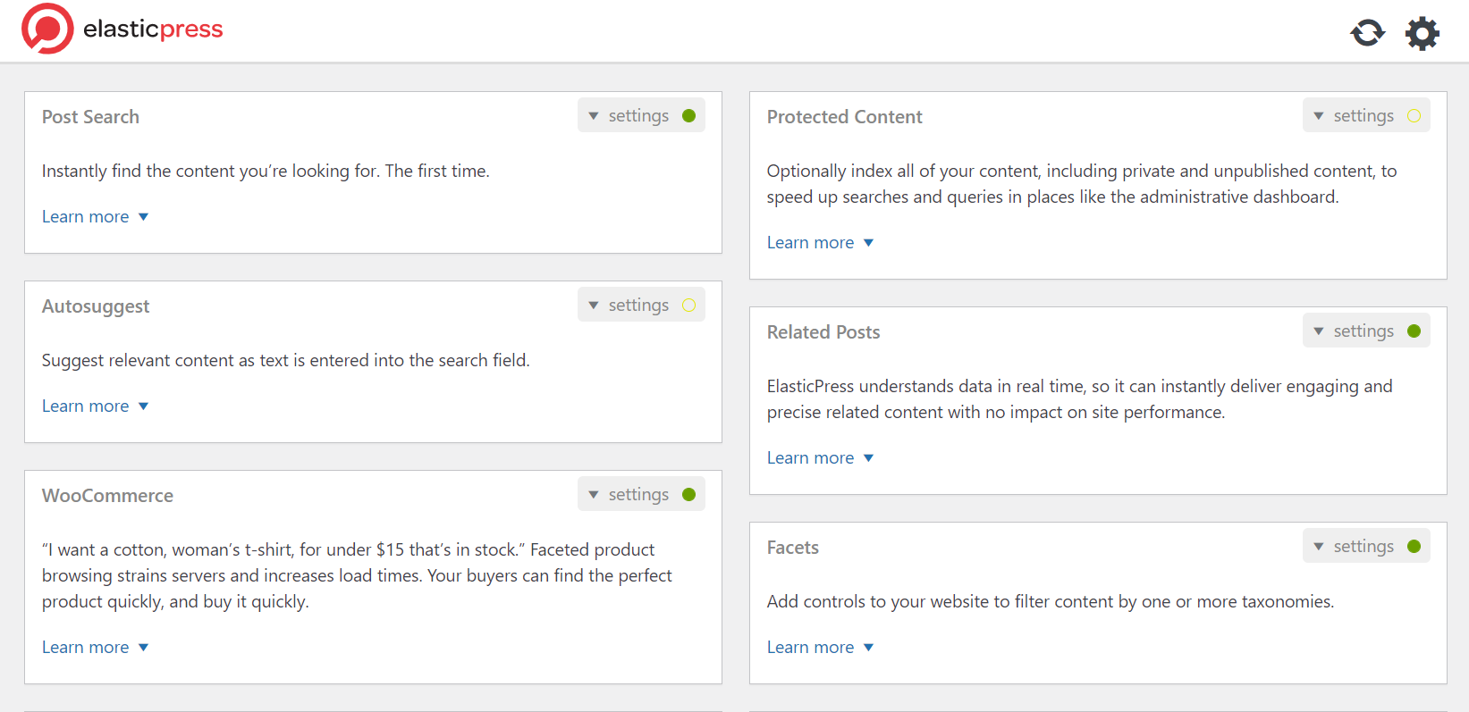 ElasticPress Settings