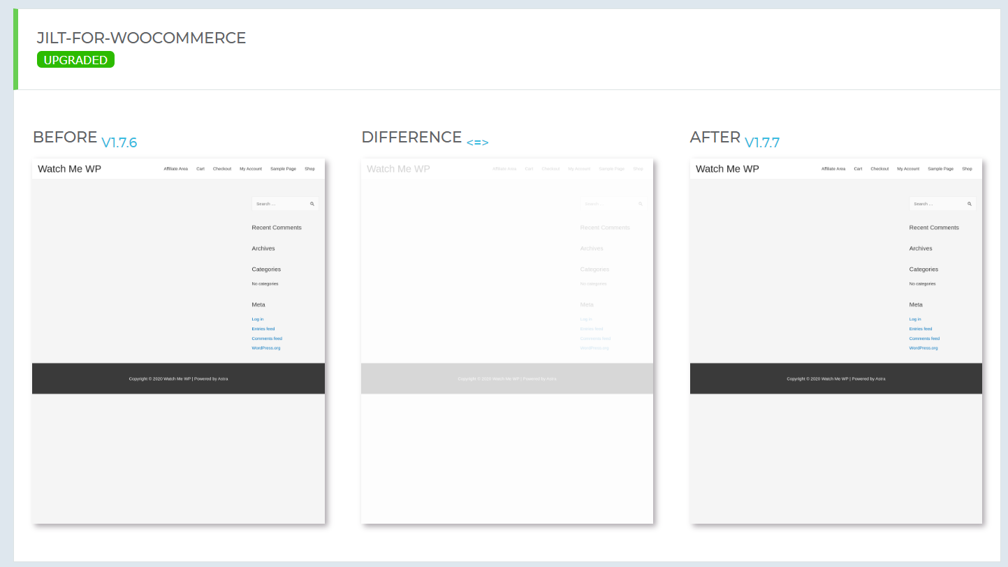How to use the Visual Comparison Tool Nexcess