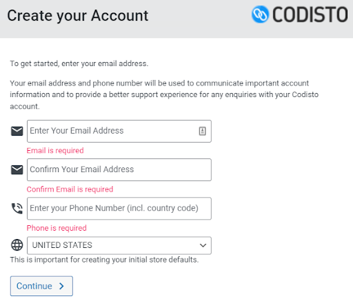 Walmart Marketplace Integration: Codisto Account.