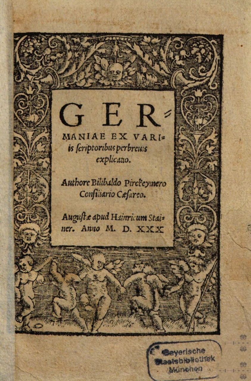 Germaniae Ex Variis scriptoribus perbreuis explicatio