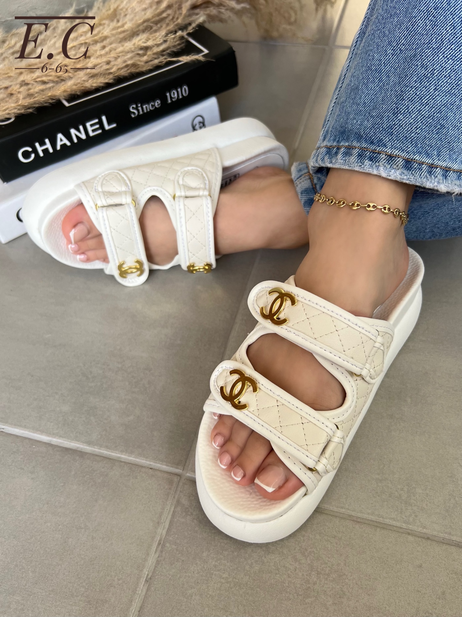 Sandalia Chanel  2
