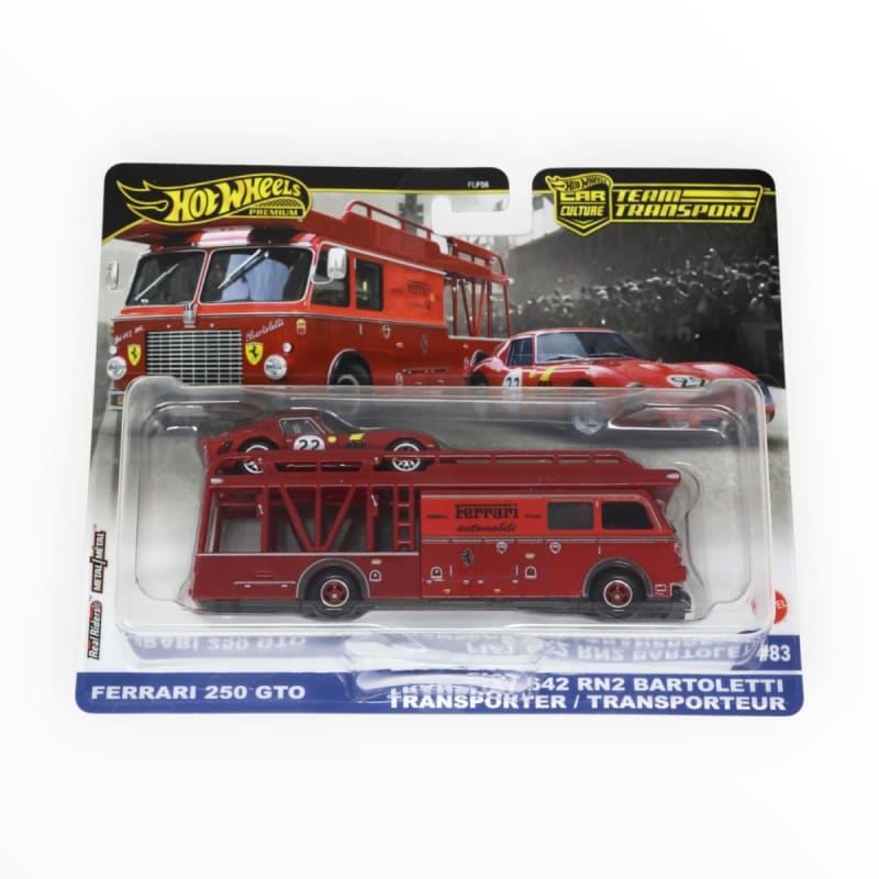 Hot Wheels Team Transport — Ferrari 250 GTO + Fiat 642 RN2