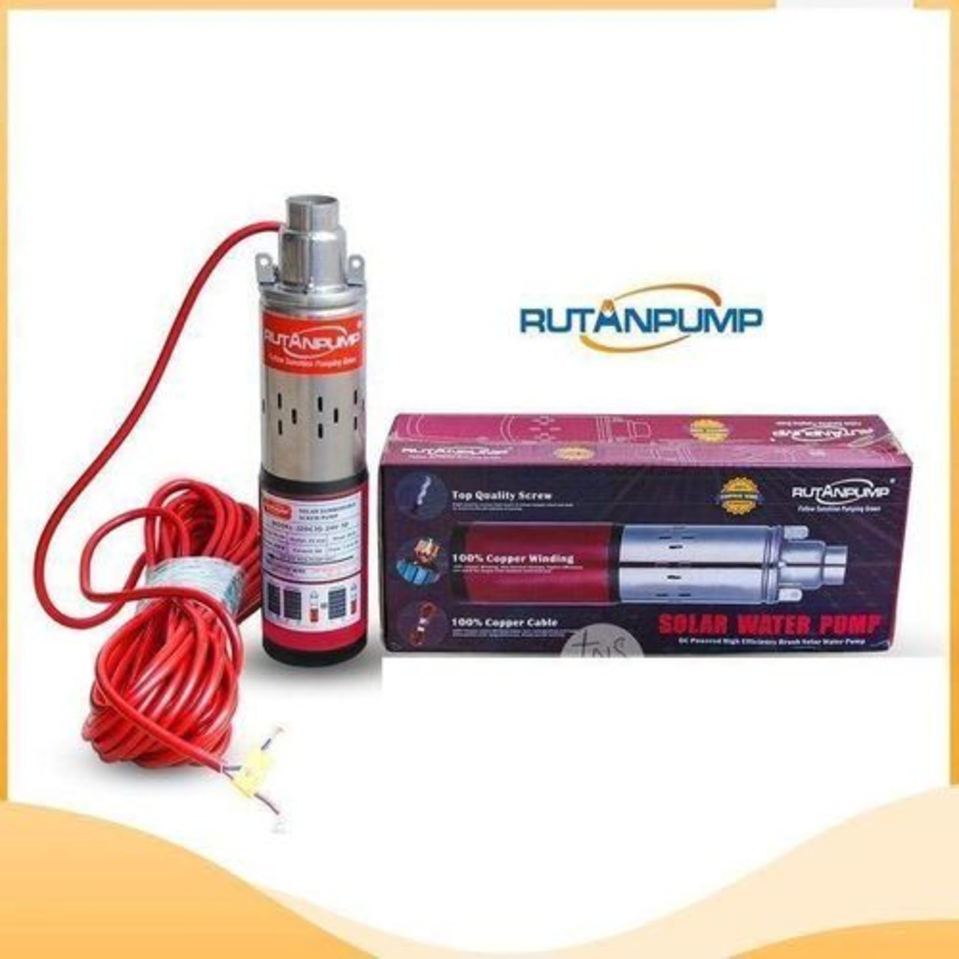 Rutan 50 Metre Submersible Solar Pump