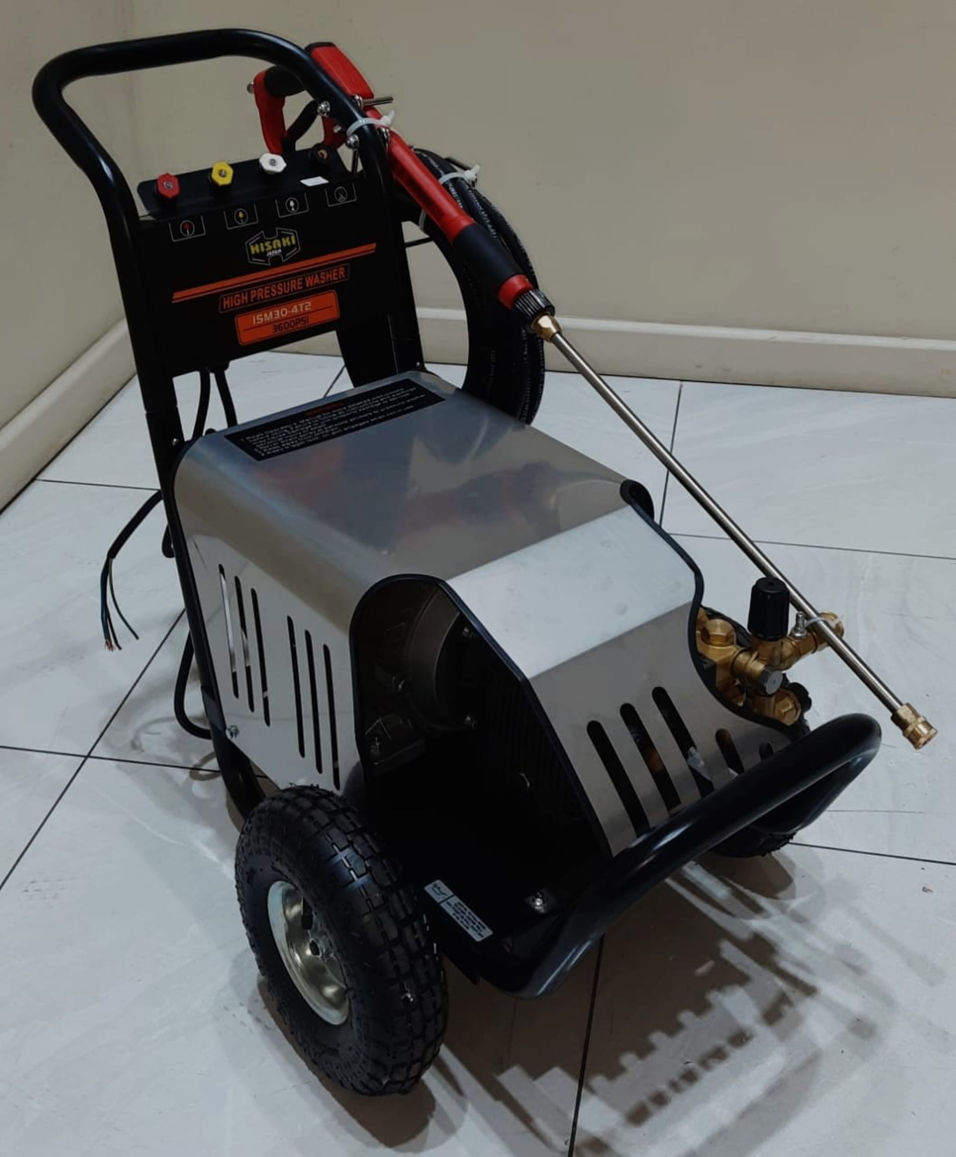 Hisaki Japan 5HP Electric High Pressure Washer – 3600 PSI (Three Phase)