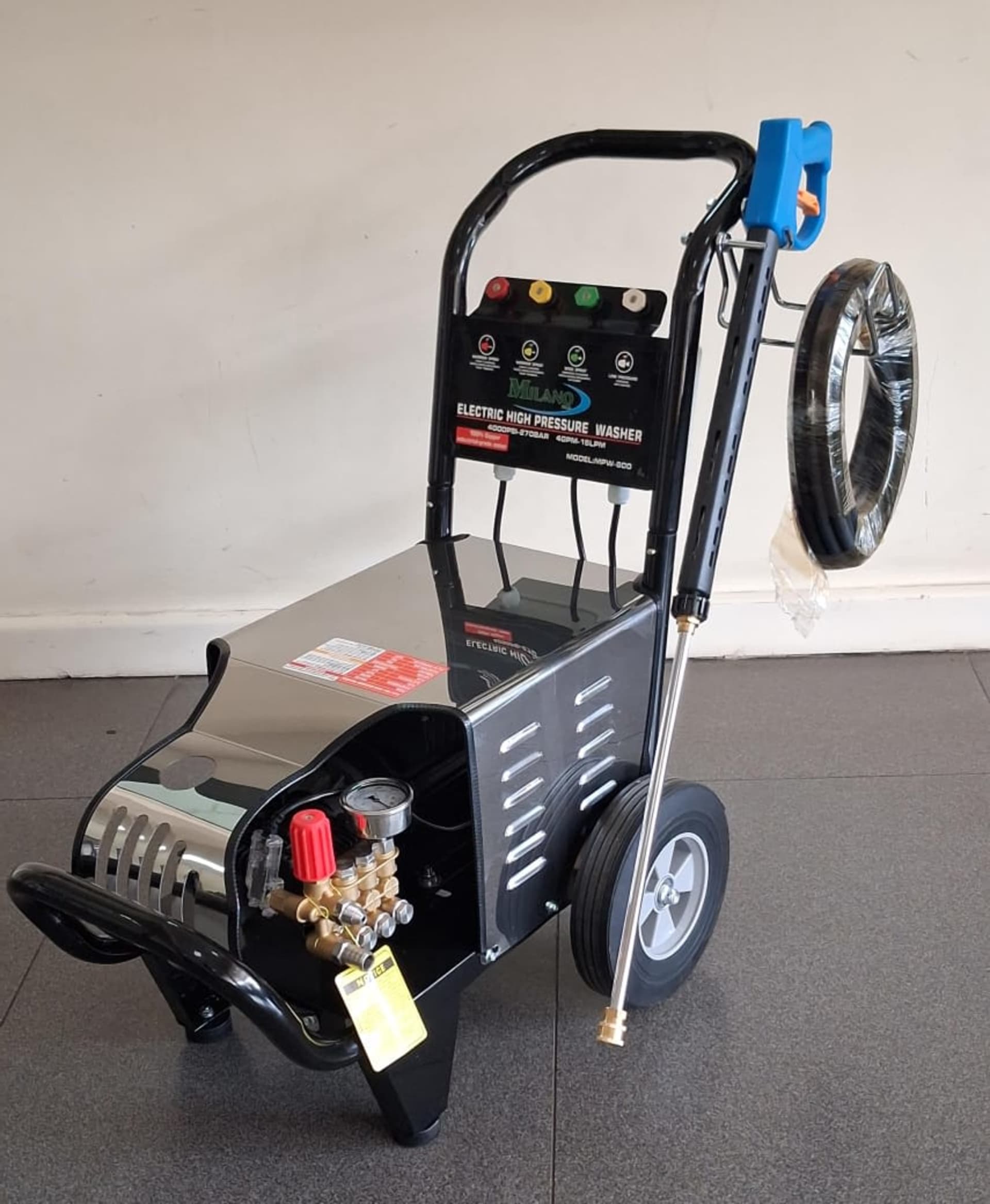 Milano Italia MPW700 Electric Pressure Washer 4000 PSI 5HP
