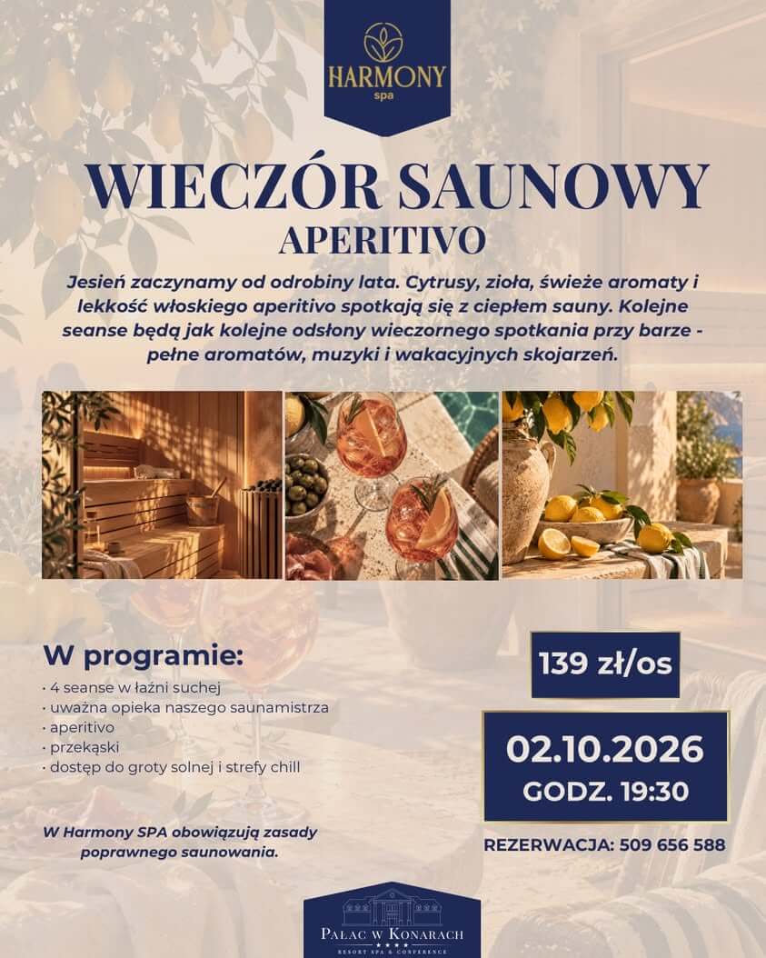 Wieczór Saunowy Aperitivo