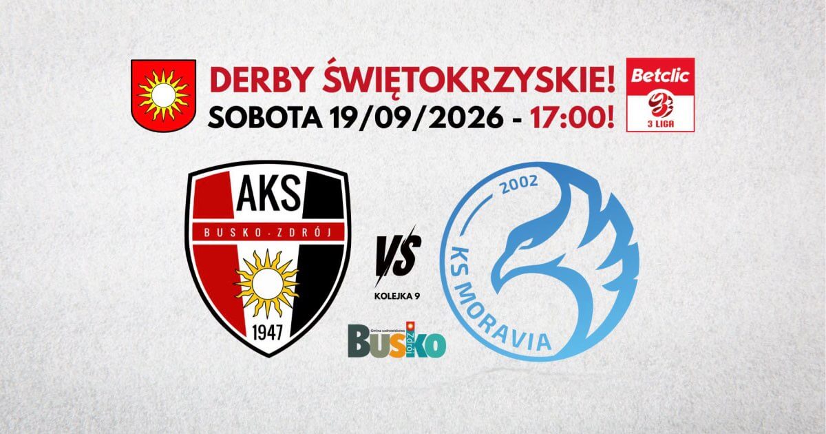 3 liga: AKS 1947 Busko-Zdrój – Moravia Morawica
