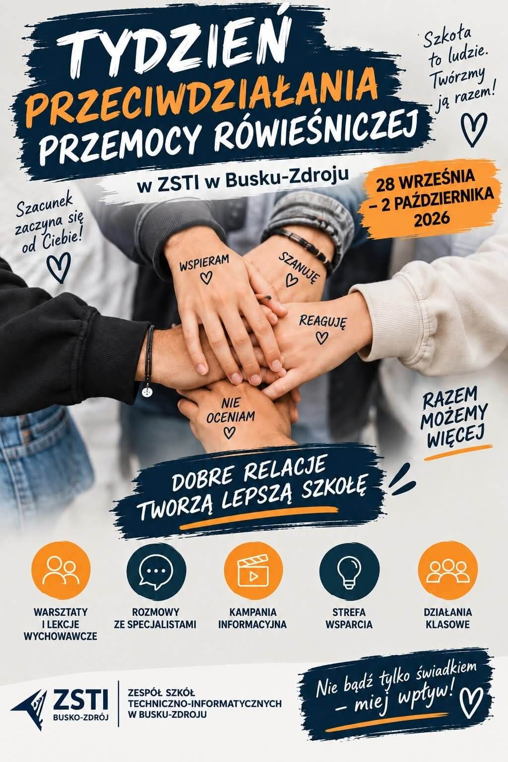 zsti ZSTI w Busku-Zdroju włącza się w tydzień przeciw przemocy