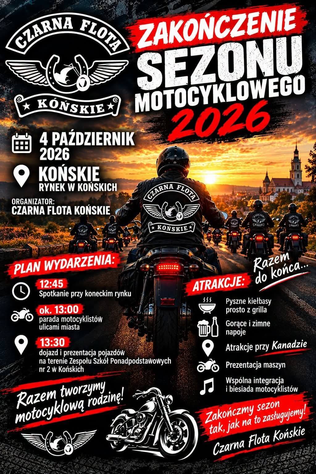 Zakończenie Sezonu Motocyklowego 2026 Zakończenie Sezonu Motocyklowego 2026