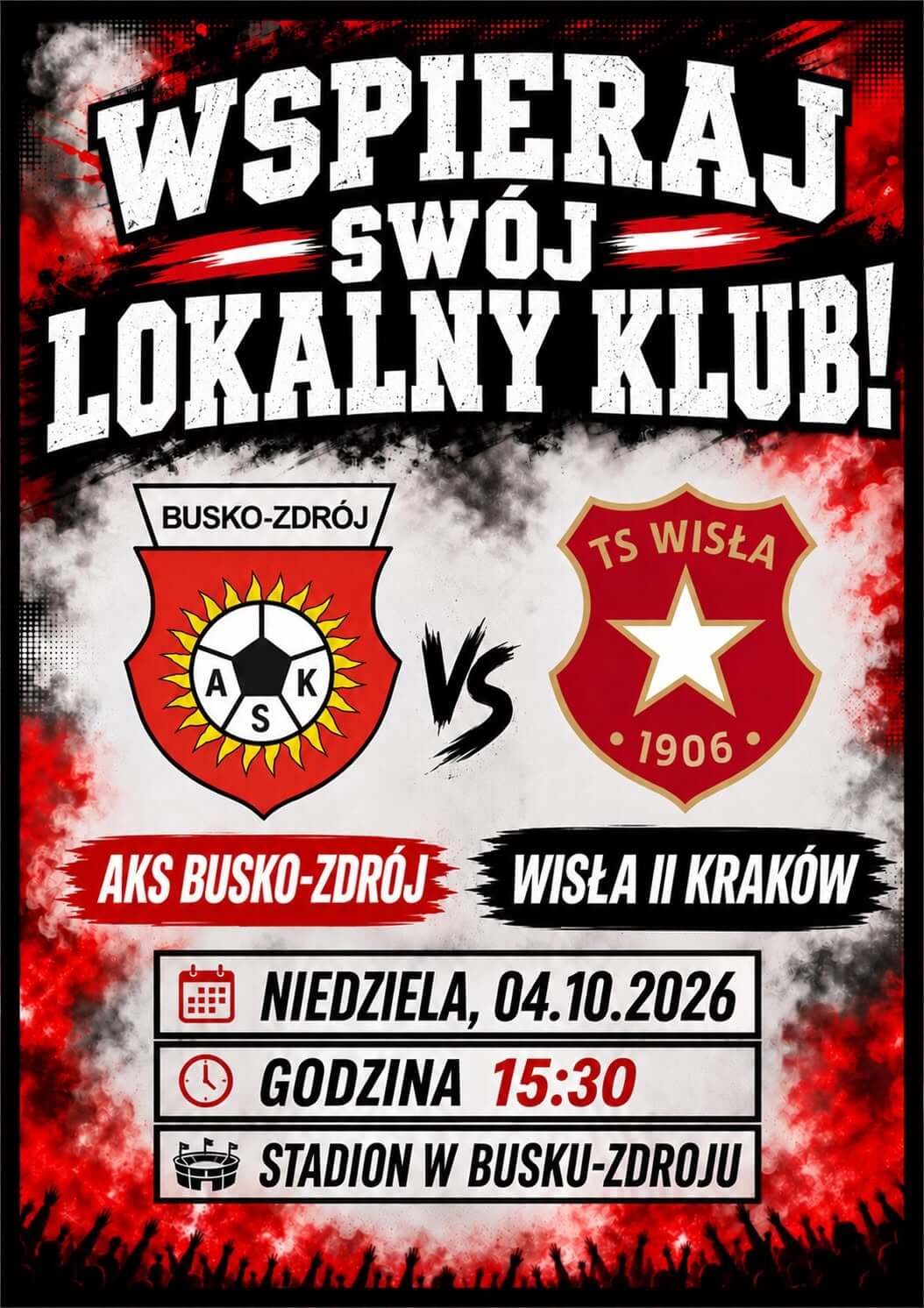 AKS Busko-Zdrój vs Wisła II Kraków