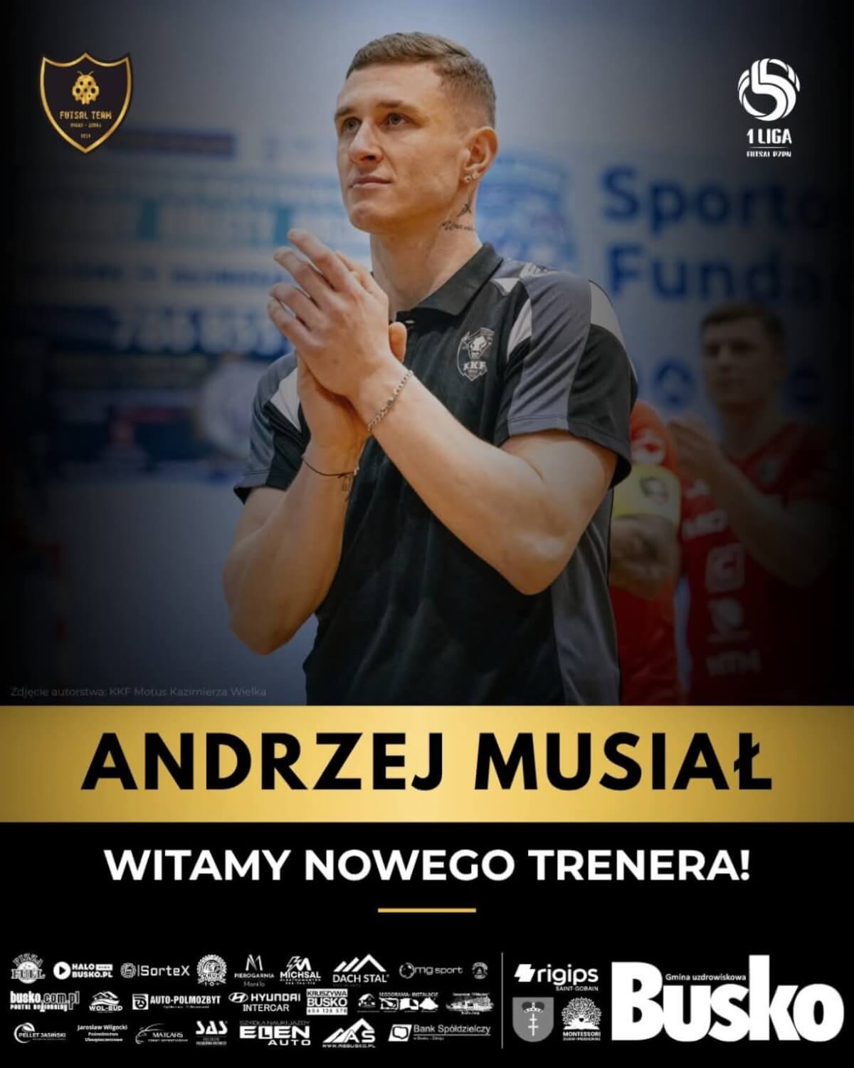 Andrzej Musiał nowym trenerem Futsal Team Busko-Zdrój