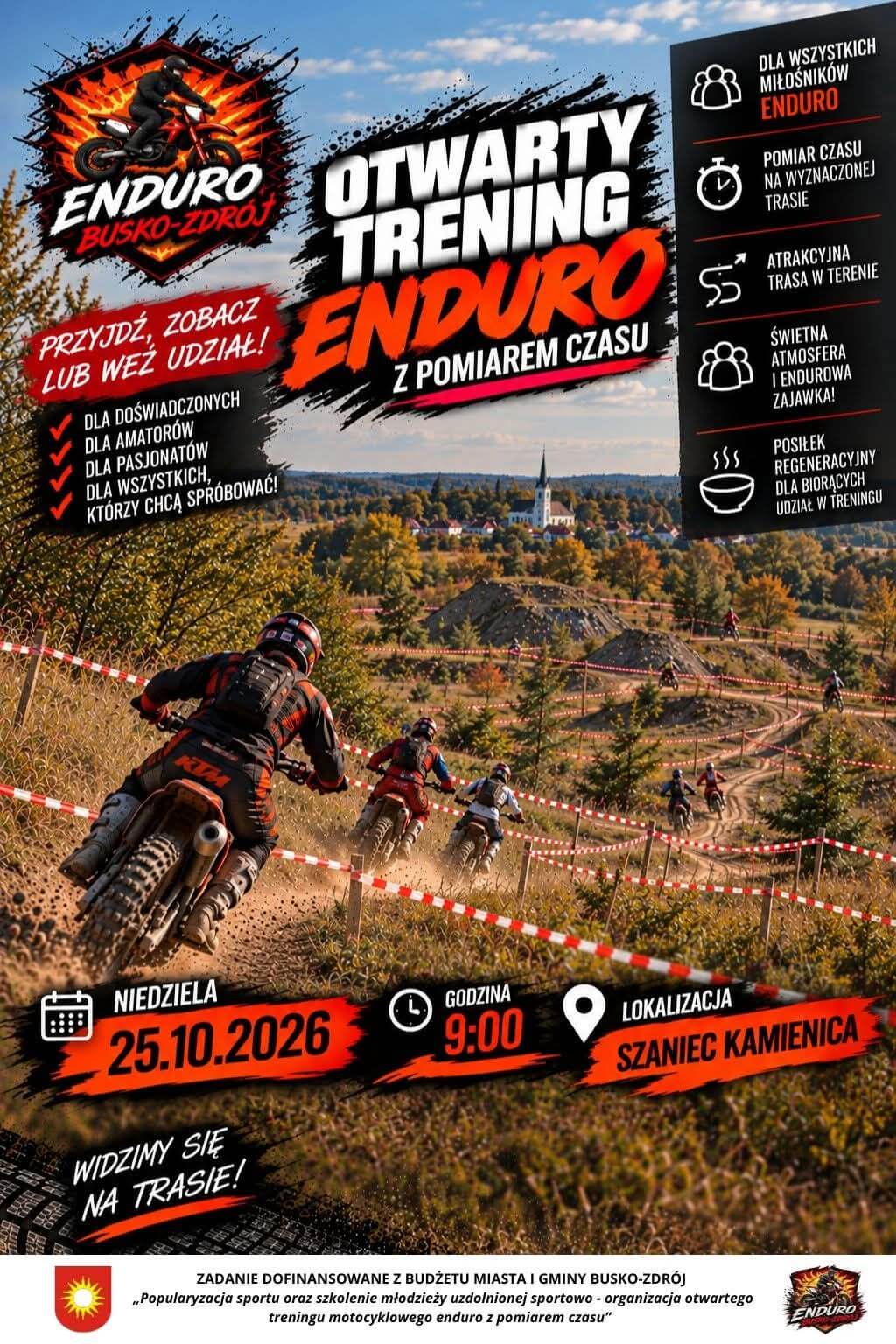 Otwarty Trening Enduro z Pomiarem Czasu Otwarty Trening Enduro z Pomiarem Czasu