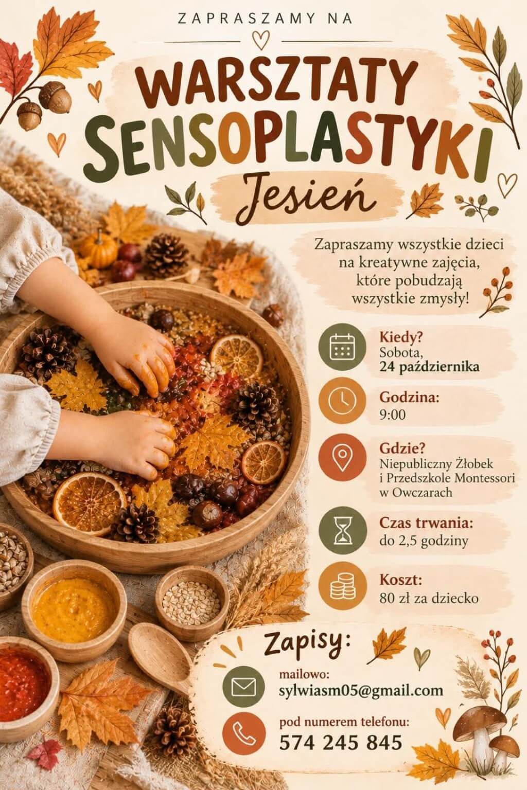 Warsztaty Sensoplastyki „Jesień”