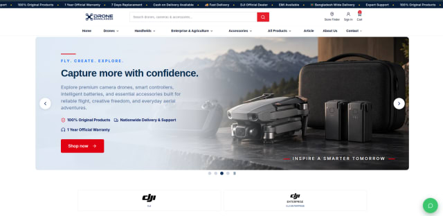 Drone Selling Website