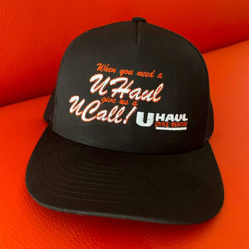 UHaul Dyke Rescue trucker cap
