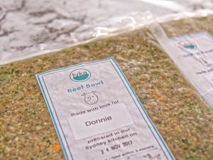 Close-up of Lyka Beef Bowl pack