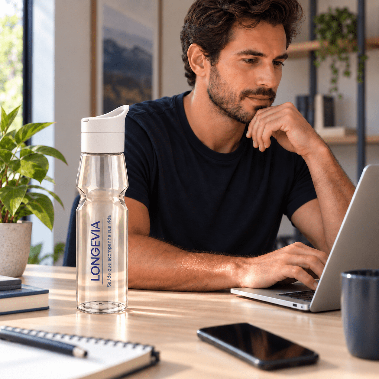Detalhes Garrafa Longevia 750ml
