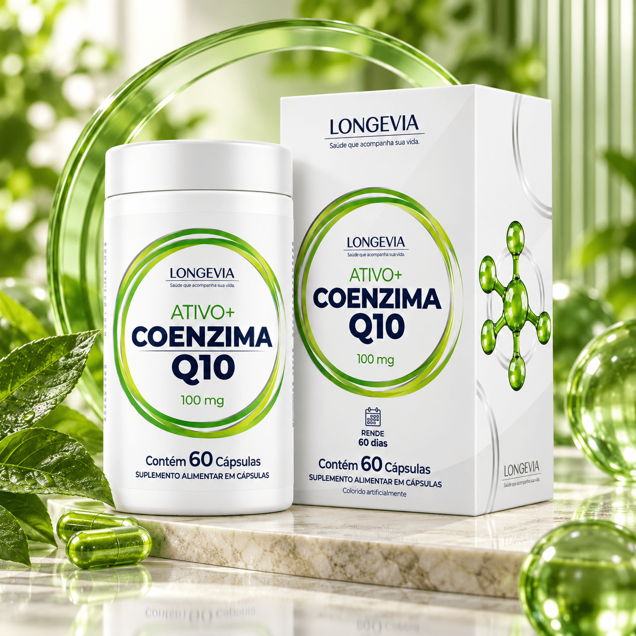 Ativo+ Coenzima Q10 Longevia