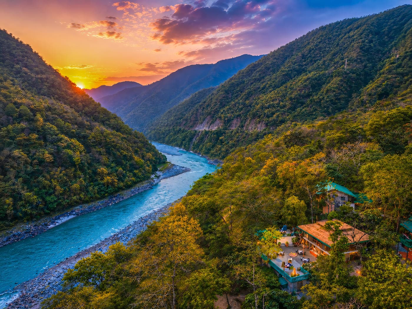 The Glasshouse on the Ganges Rishikesh