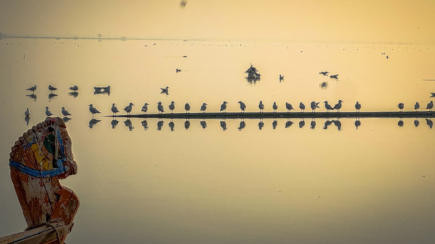 Takeoff queue.