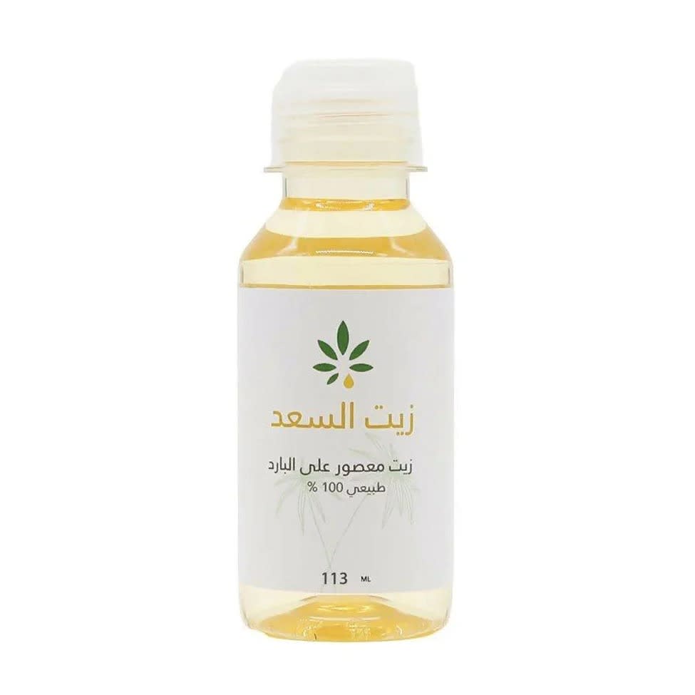 زيت معصور على البارد طبيعي 100% زيت السعد من عشبة وزيت