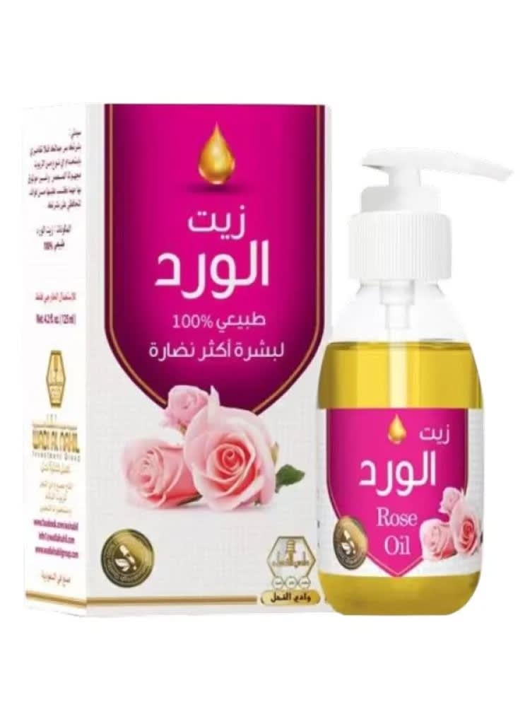 زيت الورد للعناية بالبشرة من وادي النحل
